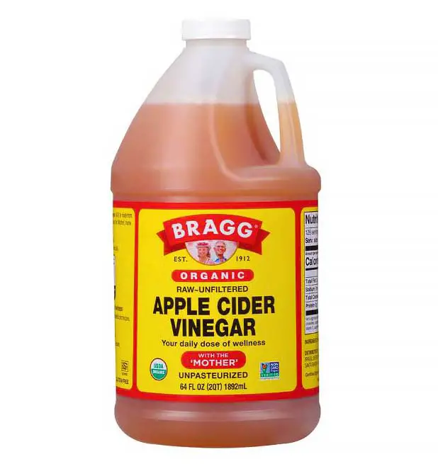 Clickable image of Bragg Organic Apple Cider Vinegar with the Mother' on Amazon.  