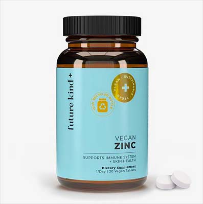 Clickable image of Future Kind Vegan Zinc supplements. 